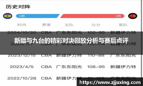 新疆与九台的精彩对决回放分析与赛后点评